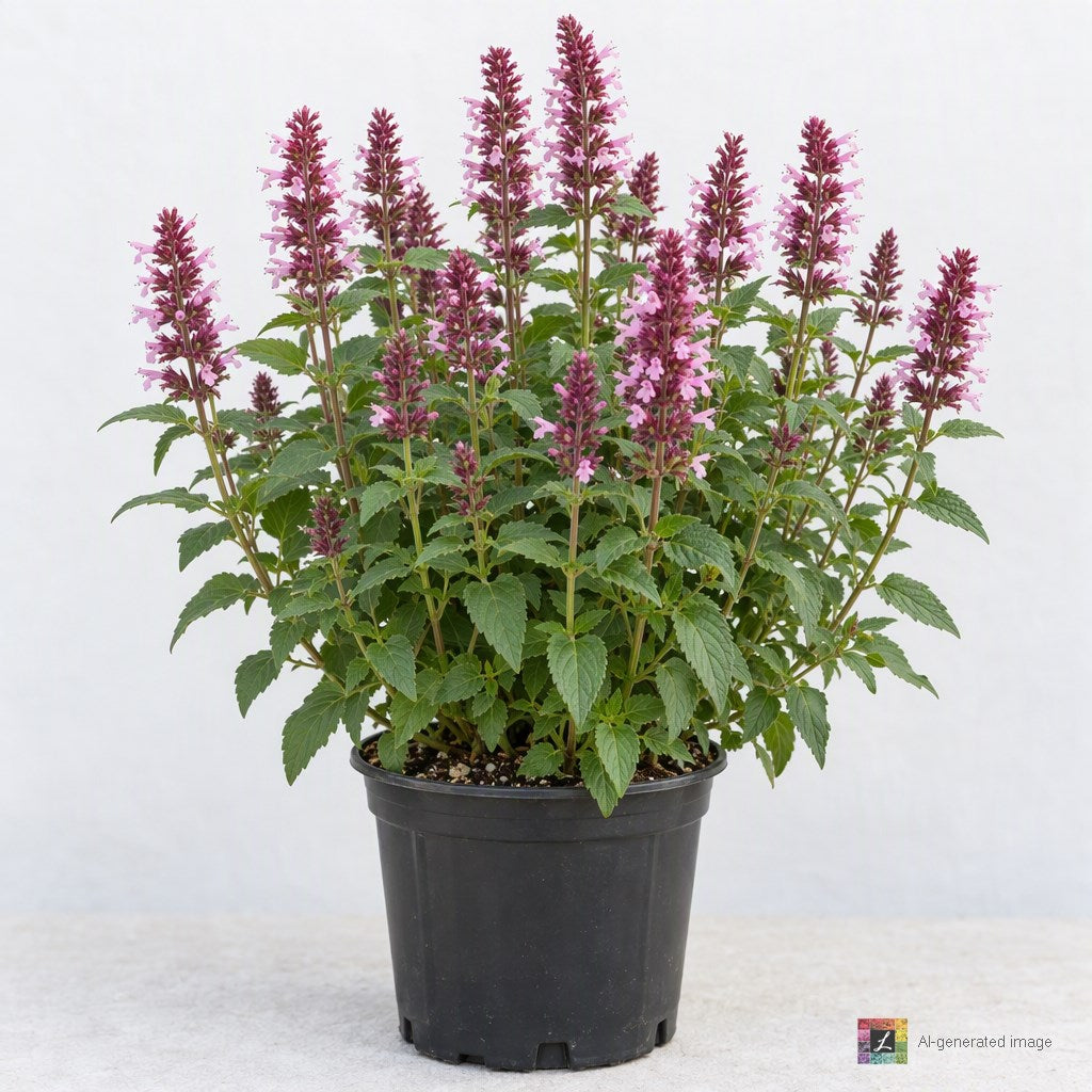 AI-generated image: Agastache 'Beelicious Pink'