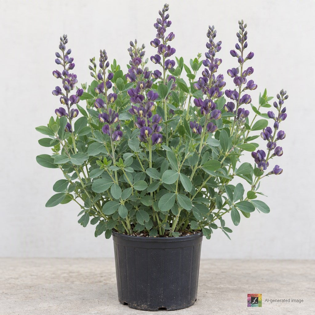 AI-generated image: Baptisia 'Purple Smoke'