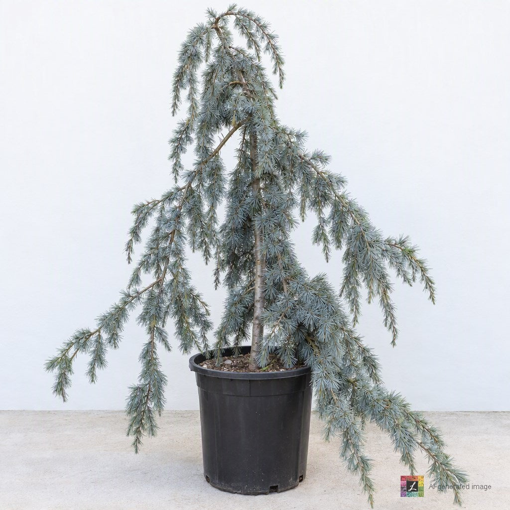 AI-generated image: Cedrus libani 'Glauca Pendula'