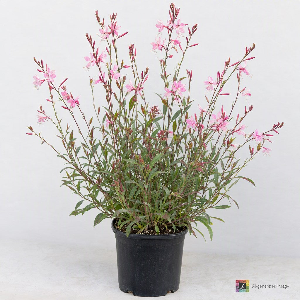 AI-generated image: Gaura l. 'Siskiyou Pink'