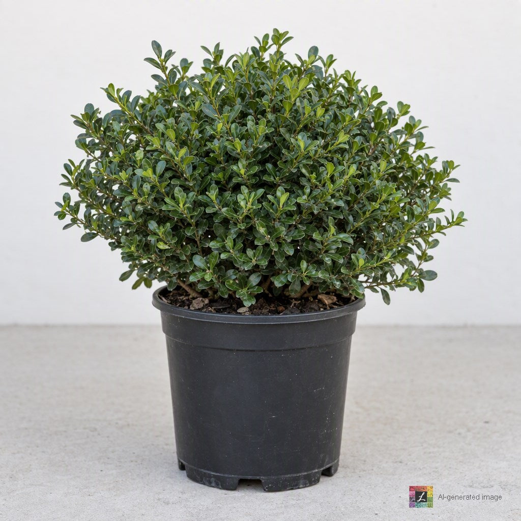 AI-generated image: Ilex cr. 'Helleri'