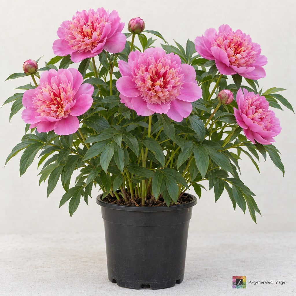 AI-generated image: Paeonia 'Easy Lavender'