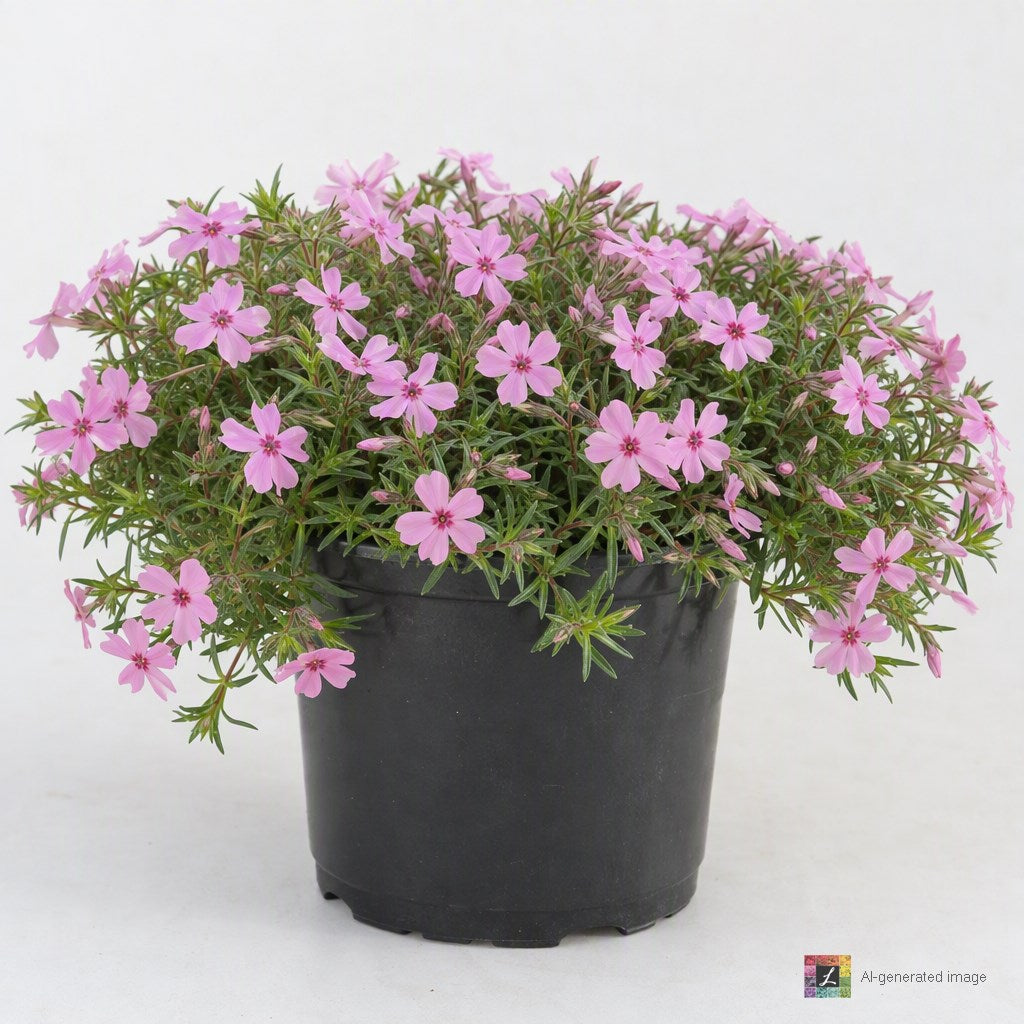 AI-generated image: Phlox sub. 'Emerald Pink' (pink)