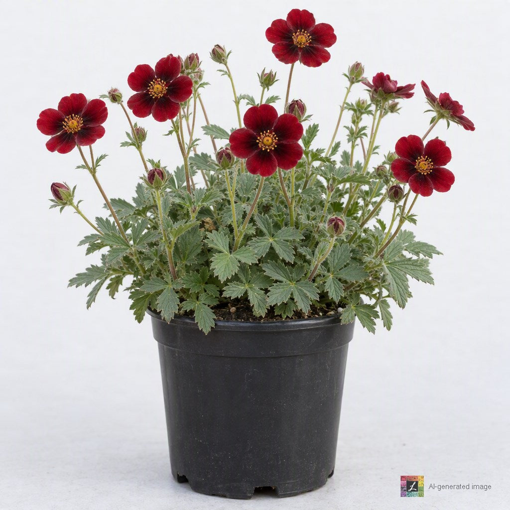 AI-generated image: Potentilla thurberi 'Monarch's Velvet'