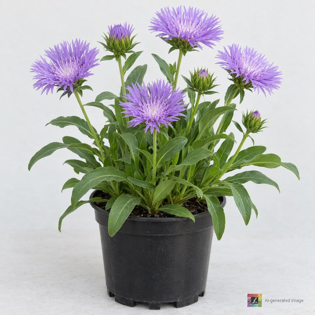AI-generated image: Stokesia 'Amethyst' PPAF