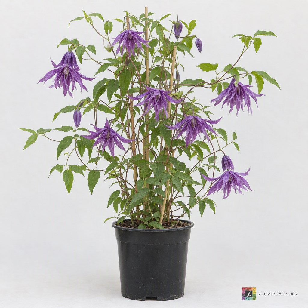 AI-generated image: VINE Clematis 'Joe Zary' (Purple)